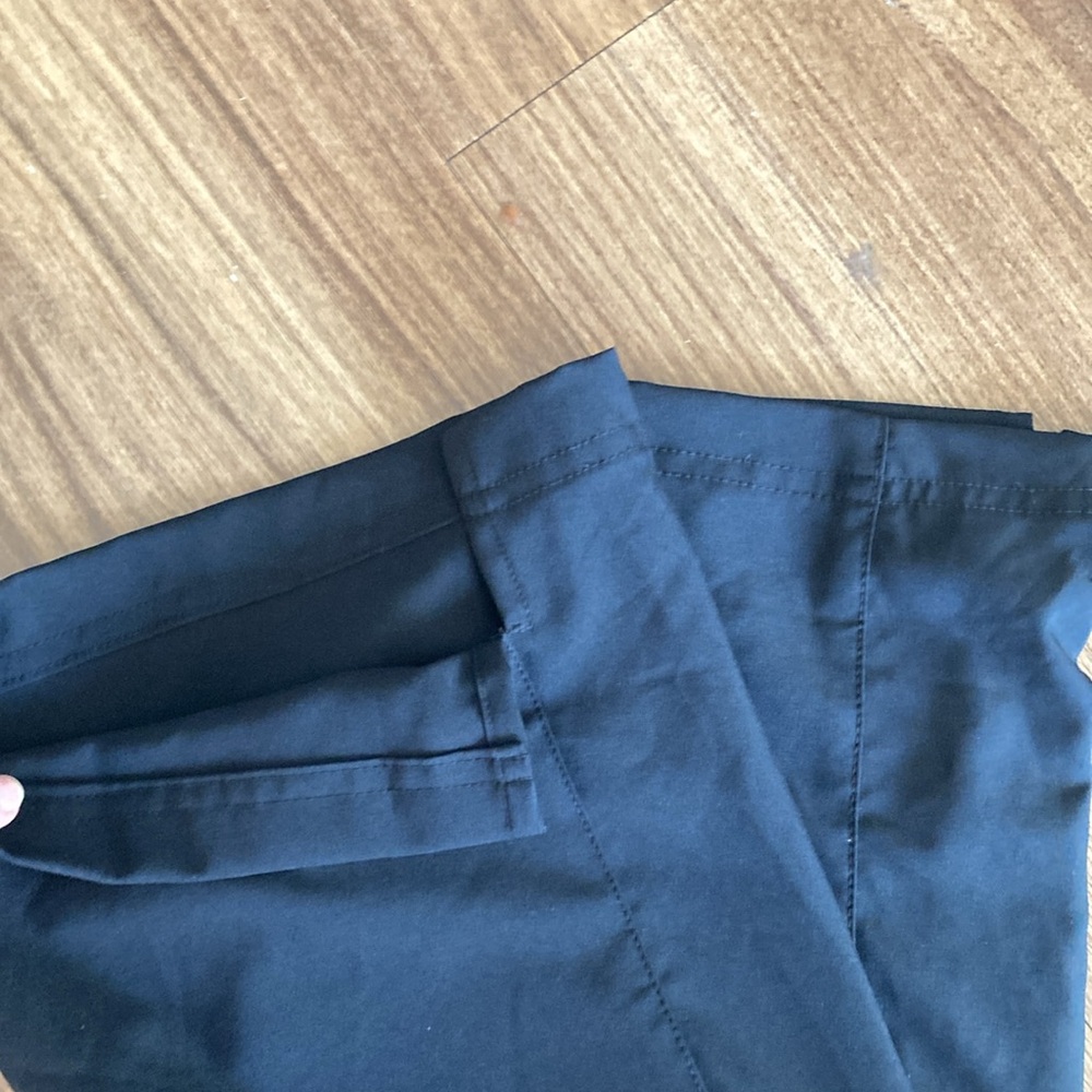 Black Drawstring Scrub Pants - Picture 4 of 4